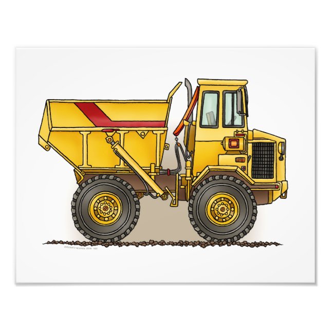 Big Dump Truck Fotodruck (Vorne)