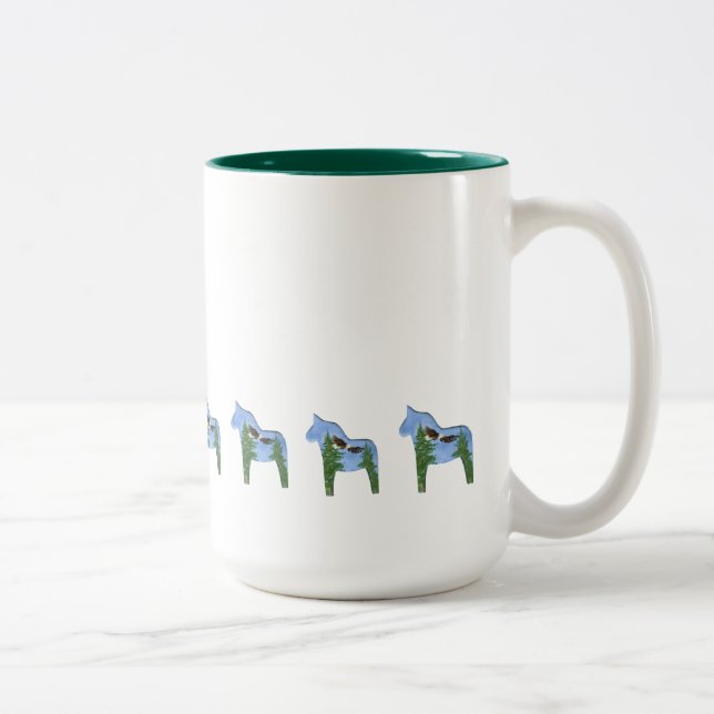 Big Eagle Dala Horse Tasse (Rechts)