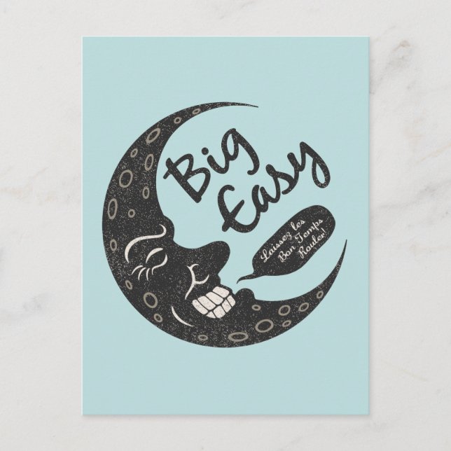 Big Easy Crescent Postkarte (Vorderseite)