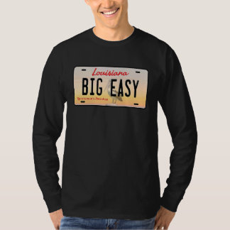 Big Easy Louisiana License Plate T-Shirt