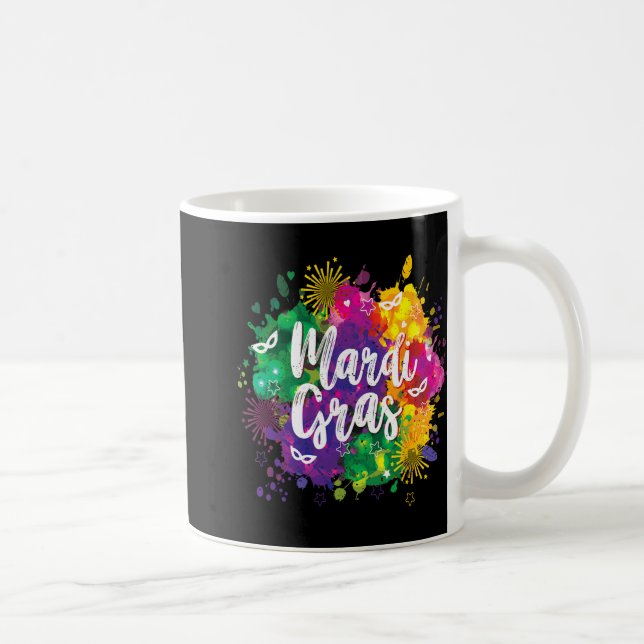 Big Easy Vibes Mardi Gras Fat Tuesday New Orleans  Kaffeetasse (Rechts)
