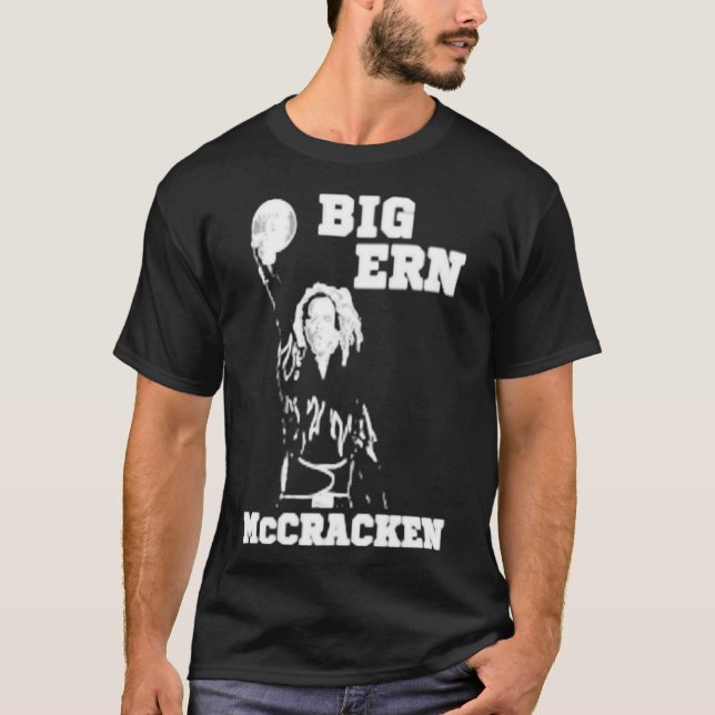Big Ern McCracken lustige King Button Bowling zu S T-Shirt (Vorderseite)