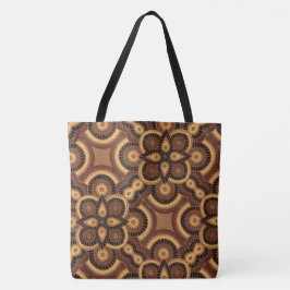 Big Ethnic Geometric Tote Bag