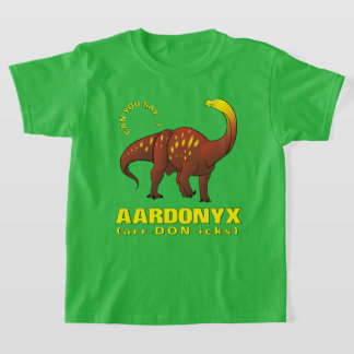Big Extinct Names (#1): Aardonyx Dinosaurier-Kinde T-Shirt