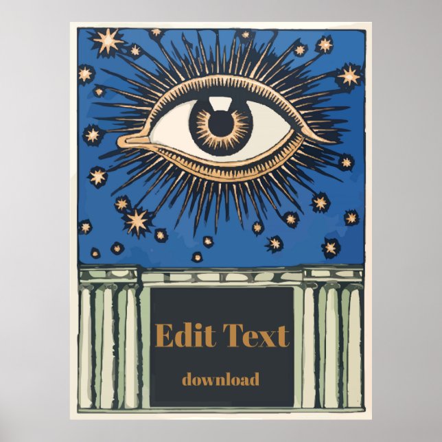 Big Eye, Text bearbeiten, Poster (Vorne)