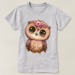 Big Eyed Owl Graphic T-Shirt