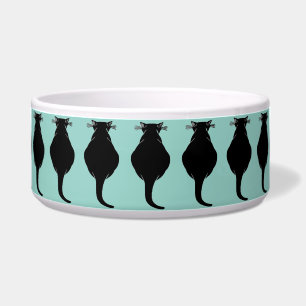 Big Fat Black Cat Napf