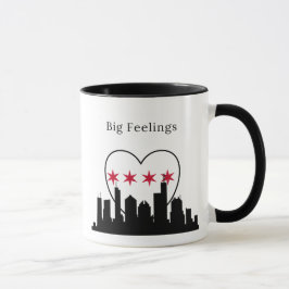 Big Feelings Chicago Skyline Mug Tasse