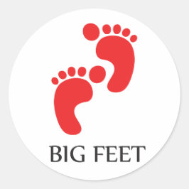Big Feet Sticker