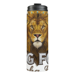 BIG FEIND Alpha Löwenkönig der Wildnis Thermosbecher