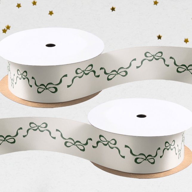 Big Festivals Bows Green Weihnachtsfeiertag Satinband (Von Creator hochgeladen)