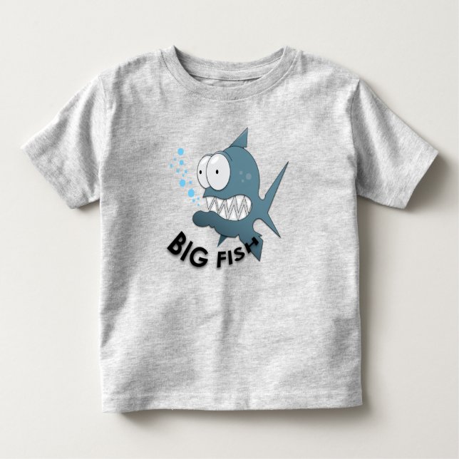 Big Fish - Kleinkind Fine Jersey T - Shirt (Vorderseite)