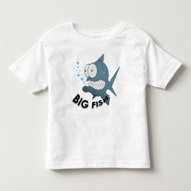 Big Fish - Kleinkind Fine Jersey T - Shirt (Vorderseite)