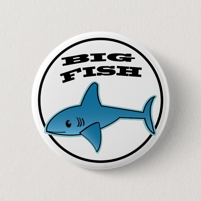 Big Fish - Standard, 2¼ Zoll Round Button  (Vorderseite)