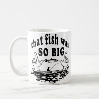 Big Fish Story lustige Tasse