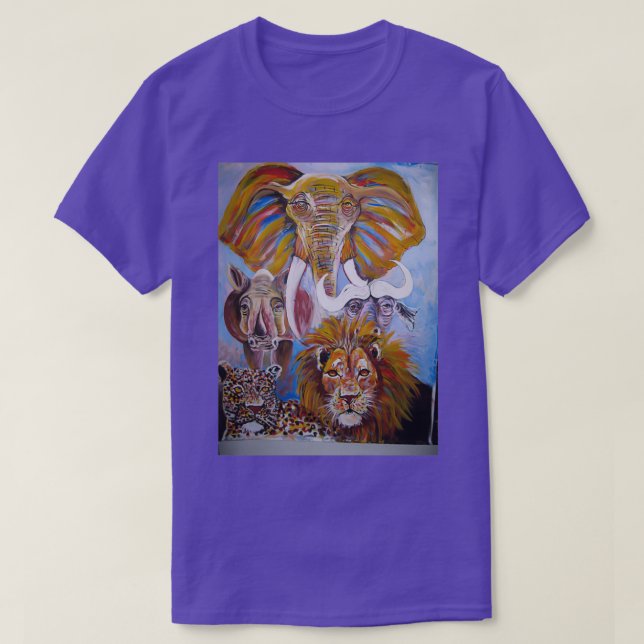 Big Five Africa T-Shirt (Design vorne)