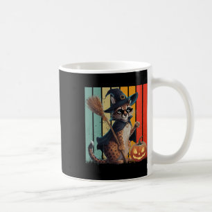 Big Floppa Meme Caracal Cat Halloween Kaffeetasse