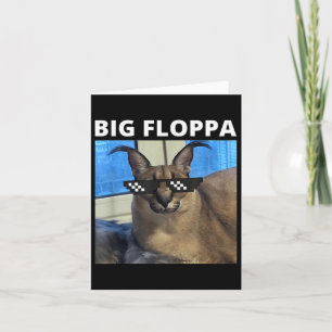Big Floppa Meme Cat Karte