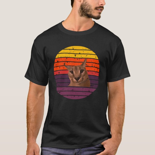 Big Floppa Meme Süß AKA Gregory Ohren  1 T-Shirt (Vorderseite)