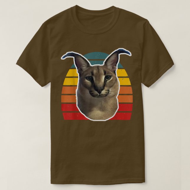 Big Floppa Meme T-Shirt (Design vorne)