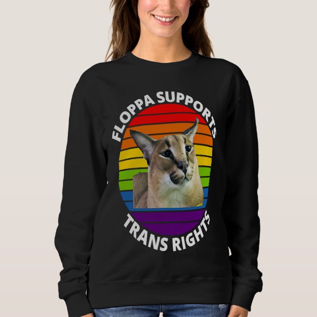 Big Floppa My Beloved Caracal Cat Meme Sweatshirt (Vorderseite)