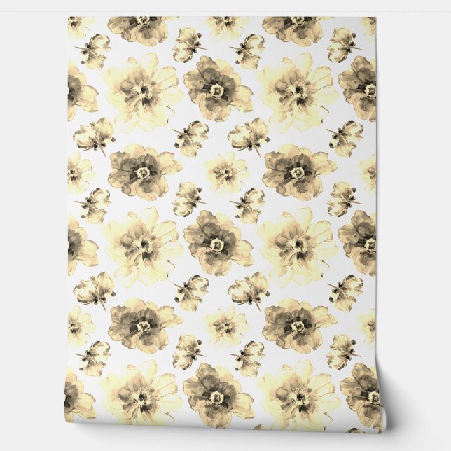 Big Flowers Tapete (Abrollen)