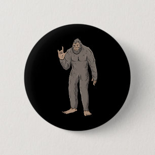 Big Foot Asl Hand Gesture Deaf Hörverlust Awaren Button