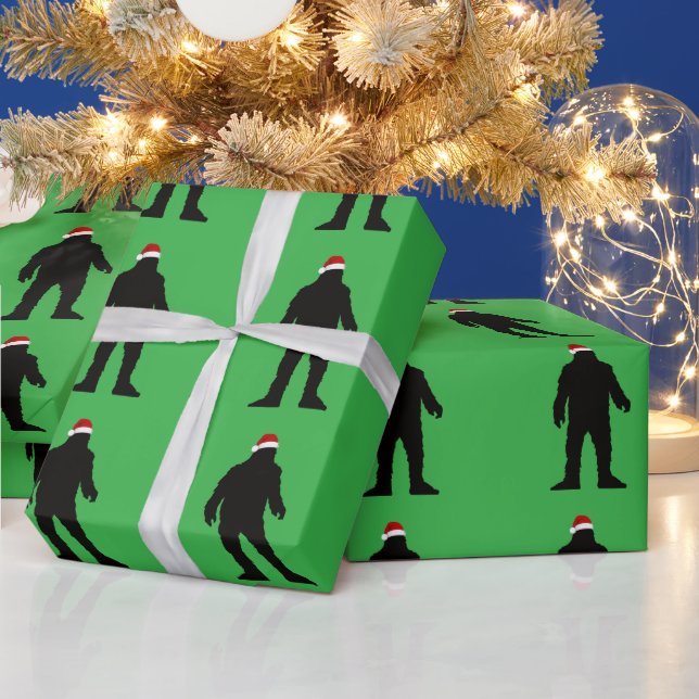 BIG FOOT CHRISTMAS FUNNY  GESCHENKPAPIER (Feiertage)