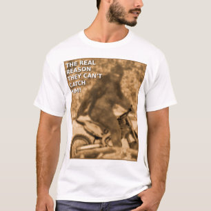 Big Foot Dirtbike Sasquatch Motocross Lustiges T-S T-Shirt