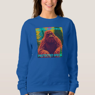 Big Foot geschützte Arten im Pazifischen Nordweste Sweatshirt