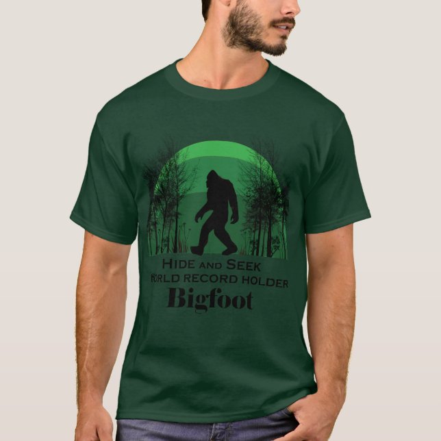 Big Foot, Hide and Seek T-Shirt (Vorderseite)