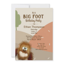 Big Foot/Sasquatch Geburtstagsparty