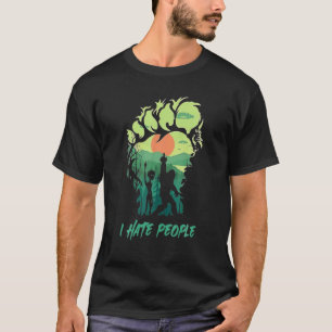 Big Foot St Patricks Day, ich Hasse Menschen Saint T-Shirt