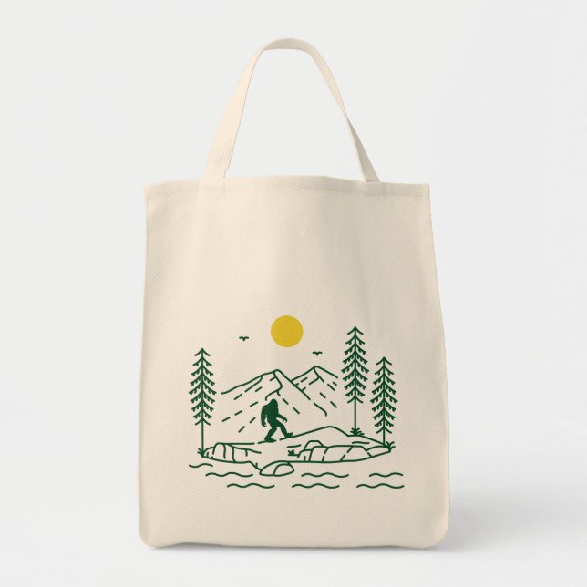 Big Foot Tote Bag Tragetasche (Vorne)