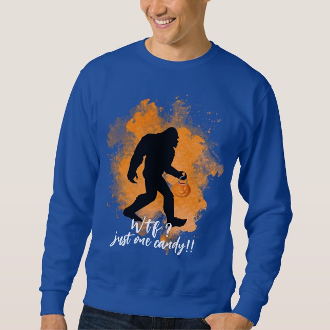 Big Foot Trick oder Treat Candy - Big Foot Hallowe Sweatshirt (Vorderseite)