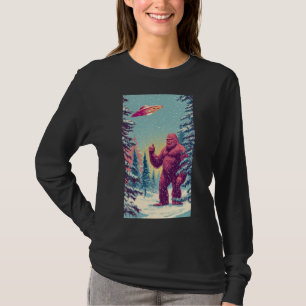 BIG FOOT UND UFO T-Shirt