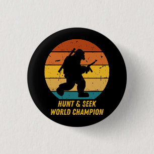 Big Foot Will nicht, sich zu verstecken und noch m Button