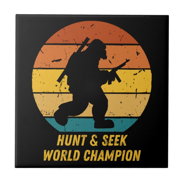 Big Foot Will nicht, sich zu verstecken und noch m Fliese (Vorderseite)