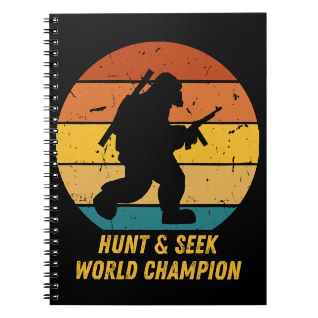 Big Foot Will nicht, sich zu verstecken und noch m Notizblock (Vorderseite)