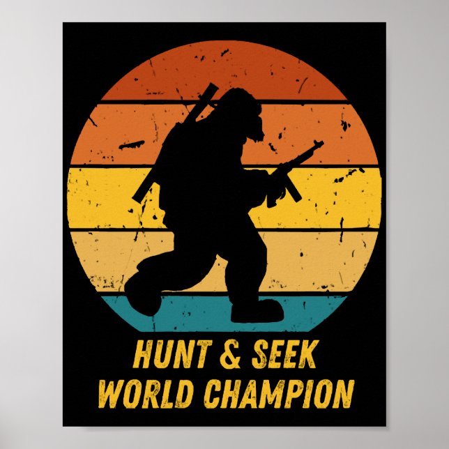 Big Foot Will nicht, sich zu verstecken und noch m Poster (Vorne)