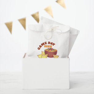 Big Football Game Tailgate Party Chips Käsedip Geschenktütchen