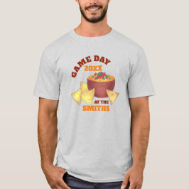 Big Football Game Tailgate Party Chips Käsedip T-Shirt