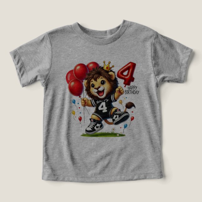 Big Four Celebration: Elefant mit Balloons (Design Vorderseite)