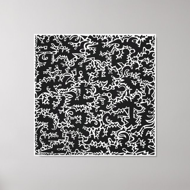 Big Friggin Tribal Canvas Print Leinwanddruck (Vorderseite)