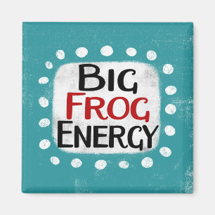 Big Frog Energy Kühlschrank Magnet