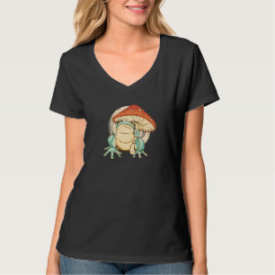 Big Frog mit einem Mushroom-Regenschirm Graphic T-Shirt