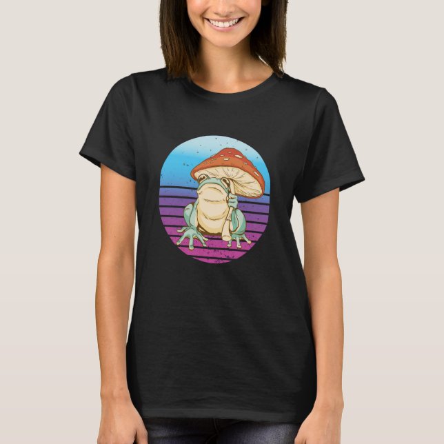 Big Frog Mushroom Umbrella T-Shirt (Vorderseite)