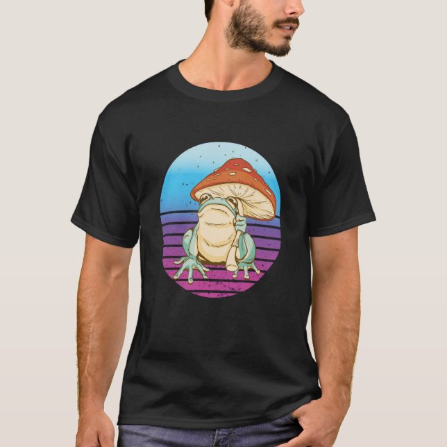 Big Frog Mushroom Umbrella T-Shirt (Vorderseite)