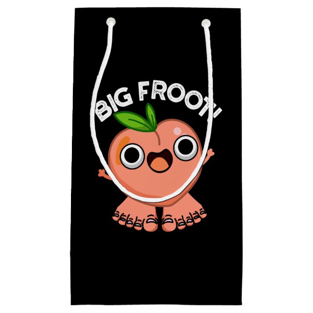 Big Froot Funny Big Foot Puff Dark BG Kleine Geschenktüte (Vorderseite)