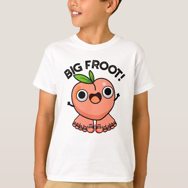 Big Froot Funny Big Foot Puff T-Shirt (Vorderseite)